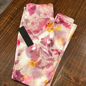 Mono B Floral Pink Full Length Leggings